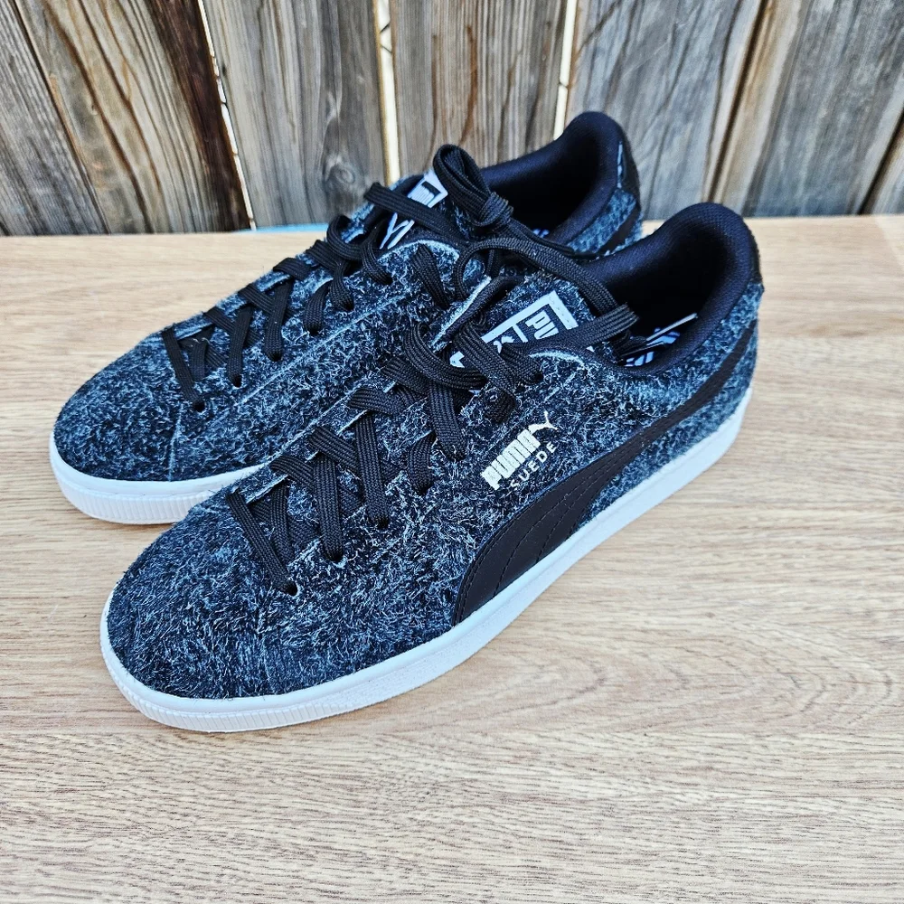 Puma Textured Black Sneakers Womens Size 9 - Picture 2 of 16